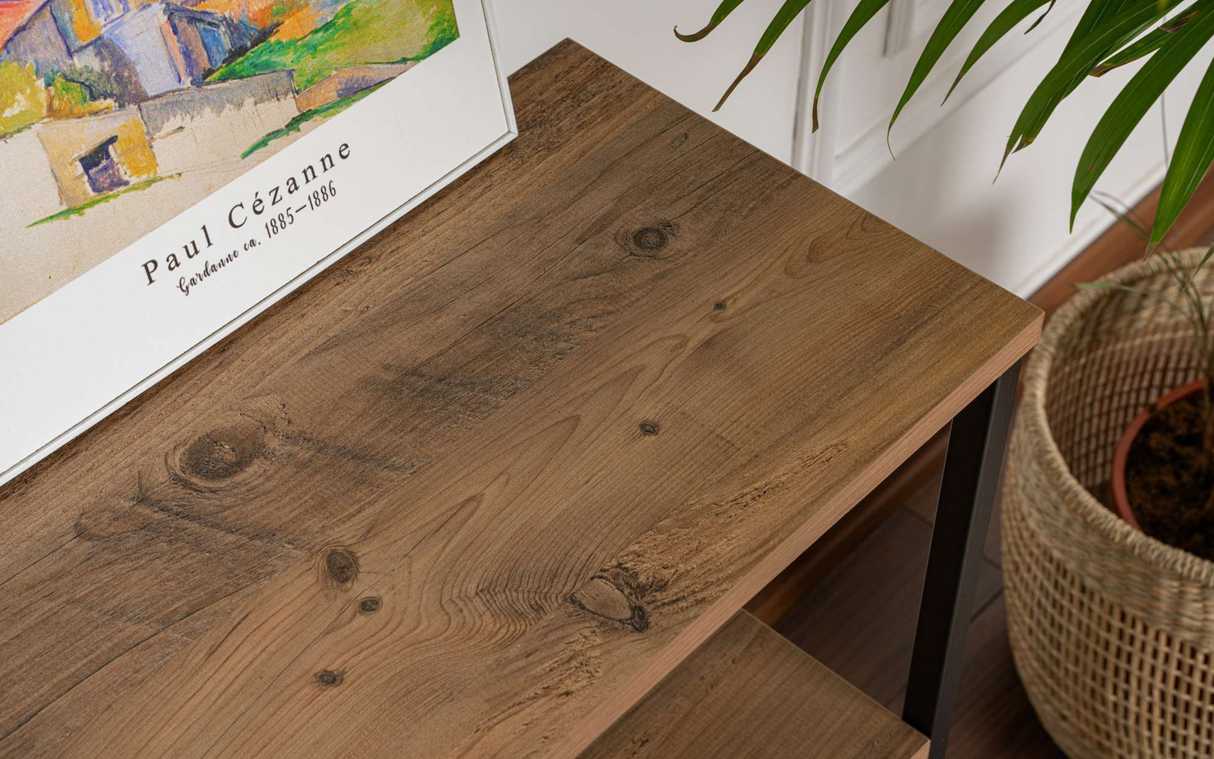 Comoda Prego, pin atlantic + negru  5